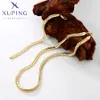 結婚式のジュエリーセットXuping Summer Fashion Copper Alloy Jewelries Party for Women Essential Necklace and Bracelet Set Gifts X000721891 231012