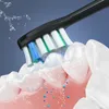 Brosse à dents Mornwell brosse à dents électrique sonique T38 USB Charge adulte étanche brosse à dents automatique à ultrasons 8 brosses têtes de rechange 231012
