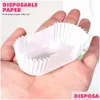 Cupcake 1000pcs/Set Paper Baking Cup Muffins Cupcake Liners Oval Cake Bread Tray Grease Proof Disponerbar och återvinningsbar KDJK2302 Hem DHJRD