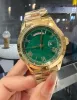 2023 neue Mode Herrenuhr Designer Quarz Automatikwerk Uhren Gold Armbanduhr 41mm Stahlarmband Leben wasserdicht Geschenk Armbanduhren für Männer