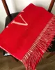 Eşarplar Marka Tasarımcı Scarf Luxury V Scarves Kaşmir Kalın Şal Kadınlar Uzun Kış Wram Pashmina Uzun Kırmızı Sargılar Tassel Bufand ile Hicab