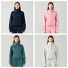 Womens Oversized Fleece Sweatshirts Long Sleeve Sweaters Pullover Fall Clothes with Pocket