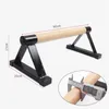 Sit Up Benches Portable Fitness Push Up Stand H-formad trämäst Push-ups Board Equipment Home Bodybuilding Träning Handstand Parallellstänger 231012