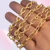 5Meter Lot Gold Golding Rink Rink Chain Hounds Stainless Steelder Dehendes Diy Necklace Bulk for Making4380895