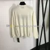 Maglieria di lusso da donna Top Lettere Pullover lavorato a maglia jacquard Girocollo Maglieria Autunno Inverno T-shirt calde