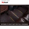 Tapis de sol tapis KAHOOL tapis de sol de voiture personnalisé pour KIA Seltos Auto accessoires tapis de pied Q231012