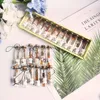 Party Favor 12pcs Glass Wish Butelka z Cork Wedding na pamiątkę gościa wiszące prezent dryfowanie