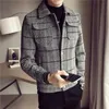 Men's Wool Blends 2023 Men Woolen Trench Coat Autumn Winter Thick Overcoat Short Jacket British Korean Trendy s 231011