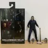 Costumes de mascotte Neca Figure Michael Myers Figure avec LED Halloween Ultimate Action Figure Modèle Jouets Joint Mobile Poupée Cadeau de Noël