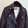 Femmes en cuir Faux 2023 mode basique fermeture éclair Moto Biker vestes automne classique manteau grande taille vêtements d'extérieur dames PU veste femmes 231011