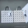 Geométrica sanzhai luz contador diamante portátil em forma de saco ombro com 6 compartimentos femininos luxo negócios viajando sacolas