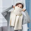 Écharpes écharpe tissée en laine de laine pour femmes hiver japonais et coréen pure couleur épaissie de couple de couple chaud en tricot pour hommes