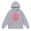 Herr designer kläder vinter lyxig streetwear överdimensionerad crewneck sp5der tröjor svart hoodie mens högkvalitativa tröja mode jumper tung bomull hoodie