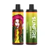 Original Sunfire 8000 Puffs Pen Style Disponibla VAPE BARS 18 ml Förfylld 600mAh USB -laddning Justerbar luftflödeselektronisk cigarettanordning 0% 2% 5% av Aierbota