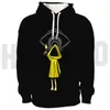 Hoodies للسيدات الأطفال الأطفال 3D كوابيس صغيرة هوديي الرجال نساء من النوع الثقيل لعبة الفتيان/الفتيات pullovers 2 ملابس