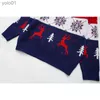 Women's Sweaters 2023 Christmas Boys Girls Sweater Winter Autumn Children Clothing Baby Girl Knitwear Pullover Knitted Sweater Kids Party SweaterL231107