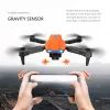 E99 Pro Wi -Fi Drone Professional z 4K HD Dual Camera Inteligentne UAV Automatyczne unikające przeszkody Drony Składana Wysokość Keeps Mini Quadcopter Składane samoloty