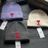 Herenhoed Amis Paris Hoge kwaliteit winterontwerper Gebreide muts voor dames Amis Hat Mode Beanie Cap Geweven warme herenhoed voor verjaardagscadeaus Verjaardagscadeau Amis 4274