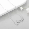 Colliers personnalisés avec nom arabe, pendentif personnalisé en acier inoxydable et cristal avec noms glacés, bijoux pour femmes, cadeau de noël 231012