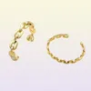 Enfashion Pure Form Medium Link Chain Cuff Armband Bangles For Women Gold Color Fashion Jewelry Jeweleriy Pulseiras BF182033 V4992755