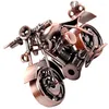 Decorative Figurines Metal Motorcycle Decor Figurine Iron Sculpture Desk Art Gift Home Bronze High Guality Easy To Use