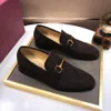 Paris qualité formelle gommage chaussures habillées de créateur pour hommes doux chaussures en cuir véritable bout pointu épais noir kaki hommes affaires Oxfords décontracté taille45
