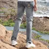 Men's Jeans Bruce Shark 2023 New Summer Men Jeans Thin Stretch Cotton Straight Casual Fashion Denim Jeans Cowboys men's Jeans Top WashedL231011