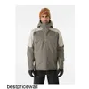 Vestes Homme Designer Arcterys Sweat à capuche ARC'TERYS ANORAK Veste imperméable et respirante pour homme Qixi cadeau gris/gris XS HBBD