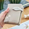 Brieftaschen Blätter Kleine Brieftasche Frauen Haspe Reißverschluss Geldbörse Weiches Pu-leder Damen Kartenhalter Mini Mädchen Clutch