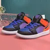 2023 Designer Kids 1 Scarpe da basket Sneakers ragazzi Bannate 1S Atletica Outdoor Game Royal Obsidian Chicago Brid Melody Mid Mid Multi-Cloring Tie-Dye Times 26-35