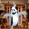 1PC Tangkula 6 stóp na Halloween nadmuchiwany duch, wysadzanie wisząca dekoracja z 2 wbudowanymi światłami LED potężna dmuchawa, inna na zewnątrz dekoracja imprezowych na podwórku,