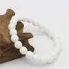 Ensemble de collier et boucles d'oreilles en perles Tridacna blanches naturelles de 8mm, ensembles de bracelets pour femmes et filles, cadeaux de noël, bricolage, fabrication de bijoux à la mode, pierres précieuses