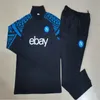 Tracksuits 22 23 24 Nuovo kit calcio con cappuccio per calcio di calcio da calcio 2023 2024 SSC Naples AE7 D10S Hommes Allenamento Abito Formazione Formazione TUTA SQUIFE JOGGING