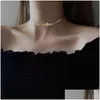 Klassieke horlogegesp vorm titanium staal choker ketting voor vrouw Koreaanse mode-sieraden gotische meisjes Y Dhgarden Otldk