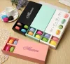 12 Cavity Macaron Box Holders Matgåvor Packaging Paper Cupcake Boxes For Bakery Snack Candy Biscuit Muffin Fall 1012