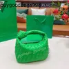 Bottegass Jodie Handbags 2023 Jodie Crochet Bags Designer Bow Handle Woman Handbag Shopping Tote Bag Beach Purse Fashion IT Wallet Multial Colors