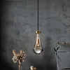 Plafonniers Moderne En Verre Gouttelette D'eau Pendentif Lumières pour Chambre Chevet Salle De Bain Lampe Suspendue Lustres De Plafond Décoration Éclairage Led Q231012