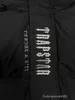 Trapstar London avkodad hooded Fashion Puffer 2.0 Gradient Black Jacket Embroidered Thermal Hoodie Men Winter Coat Tops 688SS