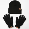 Scarves Winter Men Women Hat Scarf Gloves Set Male Female Bonnet Knitted Hats Sets Outdoor Man Warm Plush Caps 231012