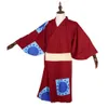 Cosplay Red Kimono Anime One Monkey Luffy Piece Cosplay CostumeCoblay