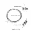 3-11mm Bracelets pour hommes en acier inoxydable gourmette chaîne à maillons cubains couleur argent noir bracelet en or hommes femmes bijoux cadeau 7-10 Dhgarden Ots3X