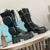 Bottes de Combat au dessus du genou, bottines de moto, chaussures de styliste pour femmes, mode