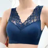 Yoga Outfit Soutien-gorge sans couture Sexy Dentelle Sans fil Beauté Dos Push Up Confortable Poitrine Tube Top Sport Fitness Gilet Bralette