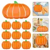 Disposable Dinnerware 25 Pcs Pumpkin Plates Cake Decorations Paper Holder Halloween Party Holders Reusable