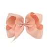 Hot 6 Inch Baby Girl Children hair bow boutique Grosgrain ribbon clip hairbow Large Bowknot Pinwheel Hairpins Hair Accessories Party decoration