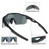 Outdoor Brillen Gepolariseerde 1 Lens Fietsen Zonnebril Heren Dames Racefiets Bril Fiets MTB Goggle Rijden Racing Sport Rijden Vissen 231012