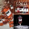 Other Event Party Supplies 10pcs/lot 350ml Halloween Blood Bag for Drinks PVC Drink Pouches Vampire Theme Party Props Horror Halloween Party Accessories T231012
