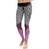 Aktywne spodnie Li-Fi Mandala Leggingi Yoga Woman Fitness Push Up Tip Wear Trening