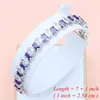 Wedding Jewelry Set 925 Sterling Silver Sets Purple Amethyst Tennis Earrings Rings Fashion Accessories Wdding Necklace 231012