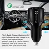 QC 3.0 Быстрое автомобильное зарядное устройство Два порта USB 6А Адаптер питания быстрые адаптивные автомобильные зарядные устройства для huawei xiaomi iphone 12 mini samsung note 8 gps планшет